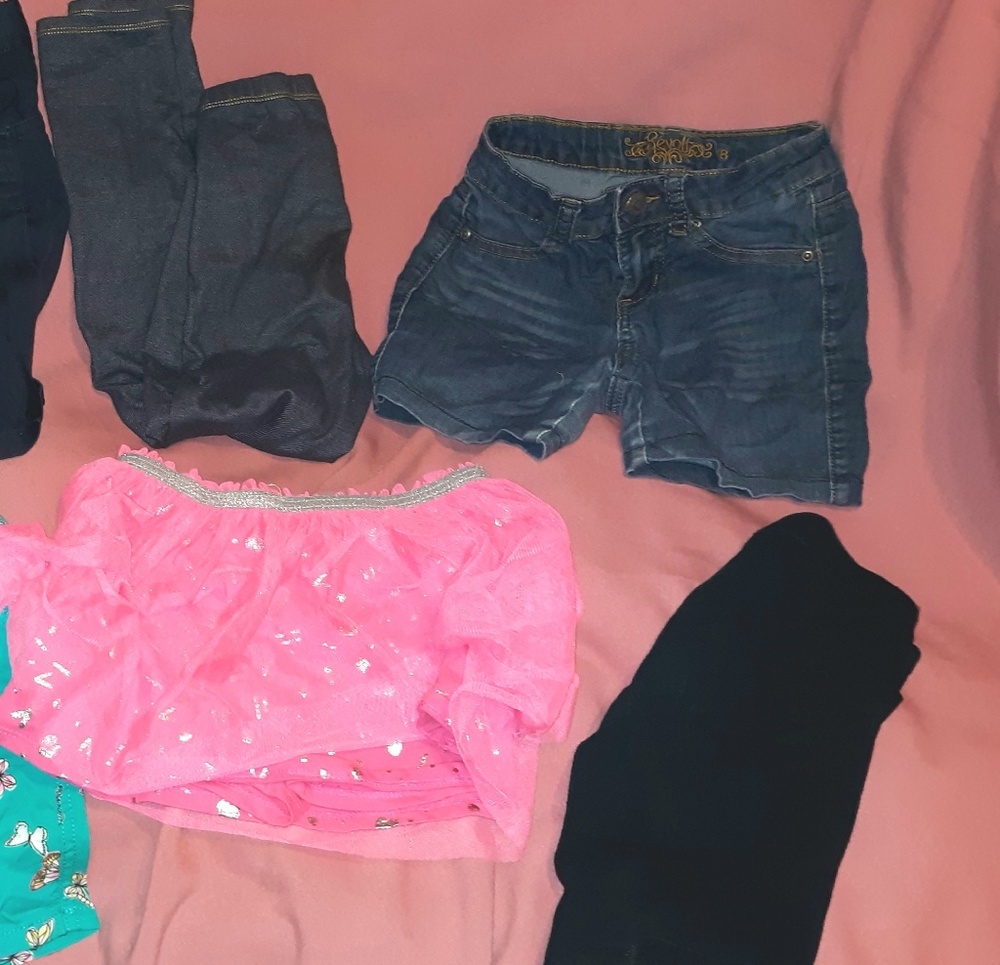 Size 7/8 ~ 6pc. BUNDLE~2.Shorts/1.Skirt/1tutu.with